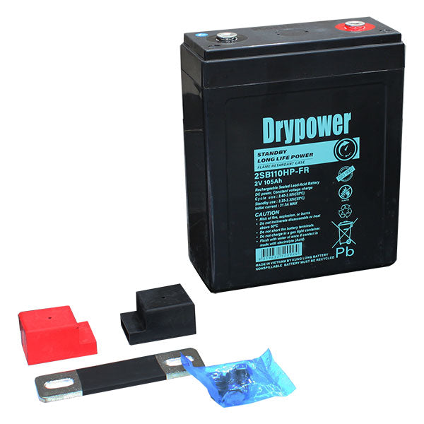 2V 105Ah Drypower Long Life Standby AGM Battery - 12-15 Year Design Life