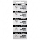 Energizer 394/380TZ-BP5 1.55V 64mAh Silver Oxide Watch Battery (SR936W, SR936SW) Strip of 5
