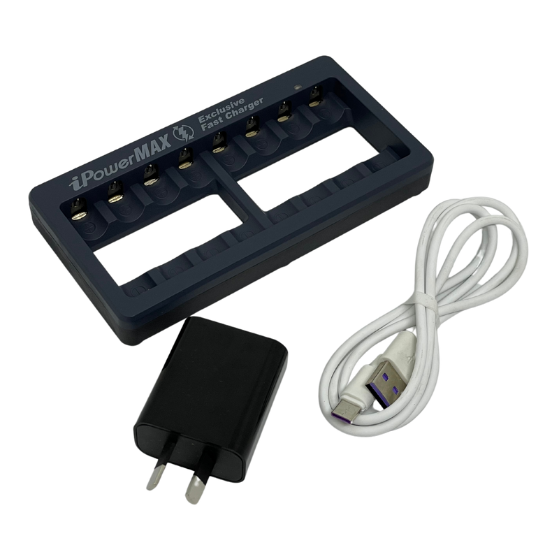 I-POWER 8 x AA Lithium Fast Smart Charger