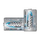 Ansmann D Bulk 1.2V 10Ah NiMH High Capacity Raised Button