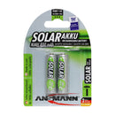 Ansmann AA 1.2V 800mAh NiMH Raised Button Solar Type 2Pack