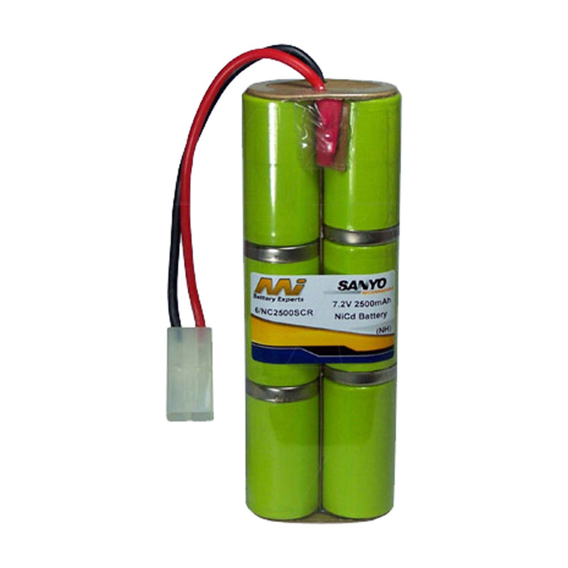 7.2V 2500mAh NiCd Twin Stick Hobby battery pack