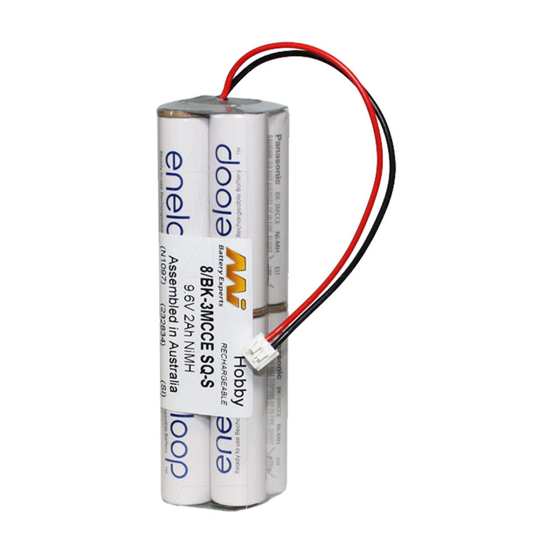9.6V 2000mAh Eneloop AA TX-RX SQ Pack with CE-S conn. for JR