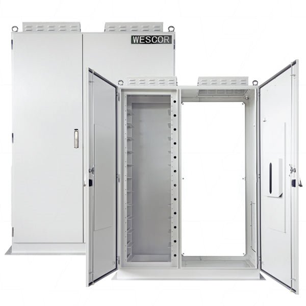 Medium Battery & Power Conversion Specialty Cabinet Enclosure for up to 12 x 19" Battery Modules & Power Conversion Equipment