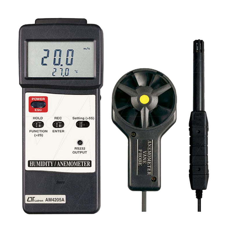 Anemometer with Humidity & Temperature.