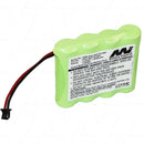 4.8V 2000mAh 9.60Wh NiMh Outdoor Siren Alarm battery suitable for DSC