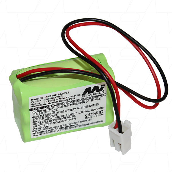 Alarm system battery suitable for Infinite Prime WES / Marmitek ProGuard 800
