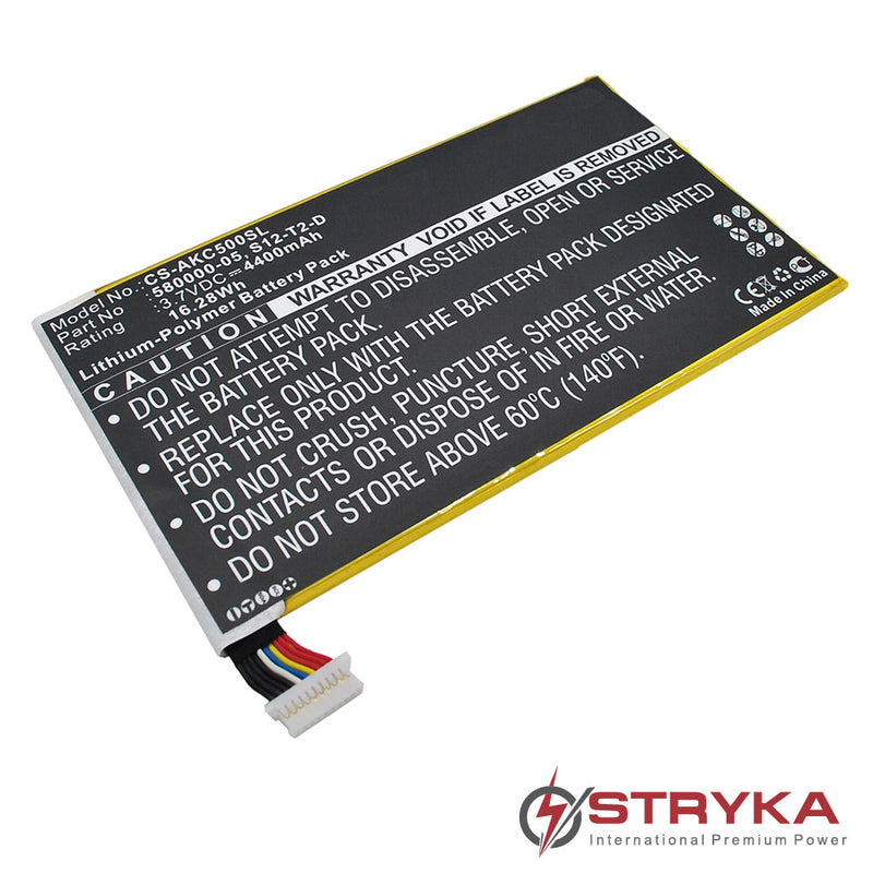 Stryka Battery to suit Amazon Kindle Fire HD 2013 3.7V 4400mAh Li-Pol