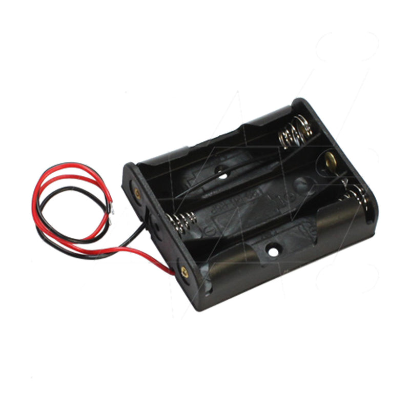 Battery Holder 3XROW AA with 150mm leads