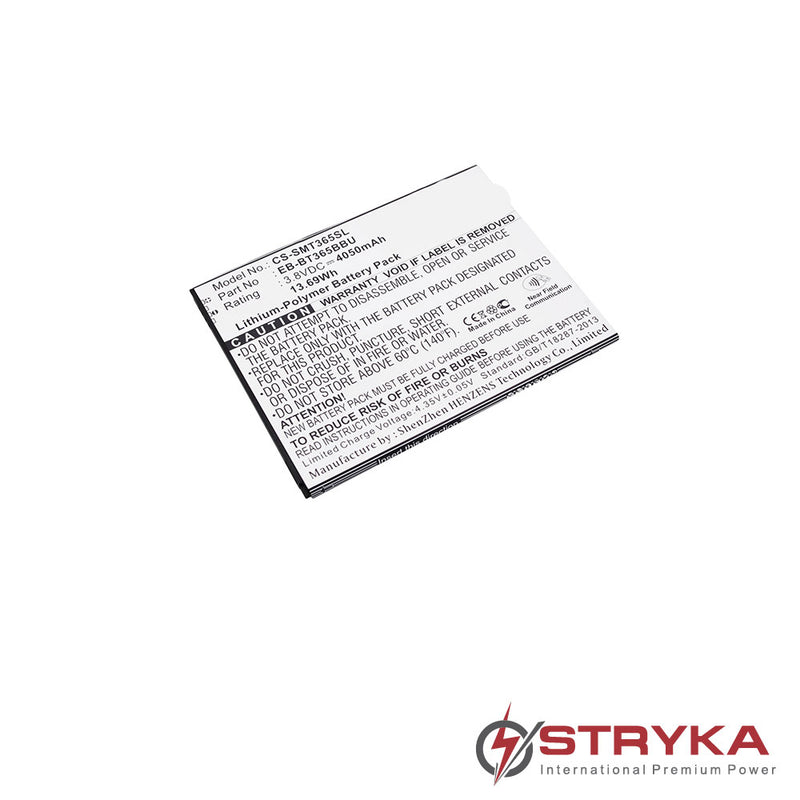 Stryka Battery to suit SAMSUNG Galaxy Active 3.8V 4050mAh Li-Pol