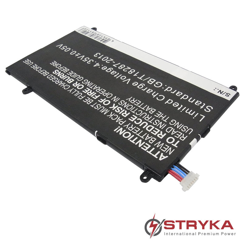 Stryka Battery to suit Samsung Galaxy Pro 8.4 3.8V 4800mAh Li-Pol