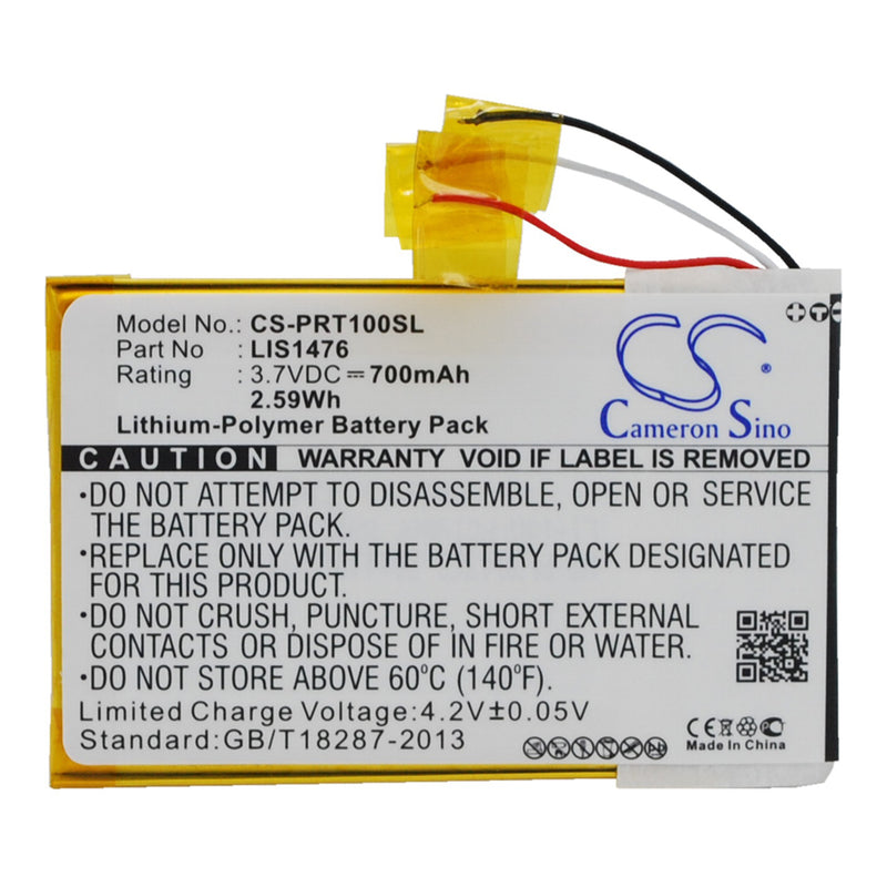 Stryka Battery to suit SONY LIS1476 3.7V 700mAh Li-Pol