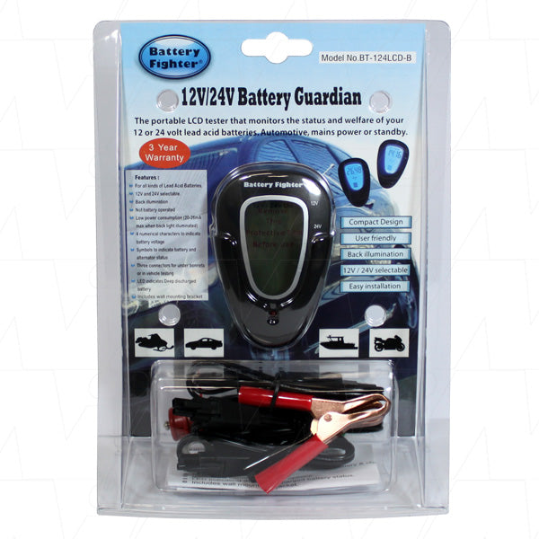 12V & 24V LCD Battery Guardian / Monitor