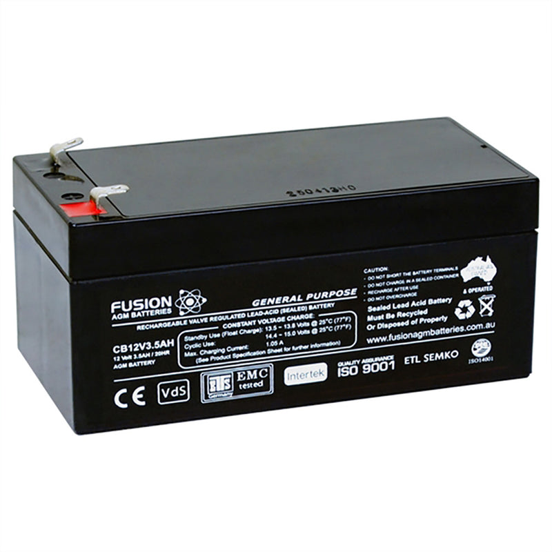 Fusion 12V 3.5Ah General Purpose AGM Battery