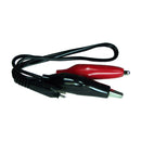 Non-Reversable Polarity Plug to Small Alligator Clips c-w 300mm leads