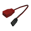 Female T-Plug in Deans Style to JR-Futaba-Hitec Servo Connector Cable.
