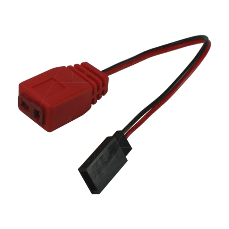 Female T-Plug in Deans Style to JR-Futaba-Hitec Servo Connector Cable.