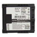 Stryka Battery to suit CANON BP-808 7.4V 890mAh Li-ion