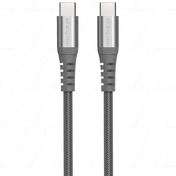 Premium Charge & Sync Cable from USB-C to USB-C with Fast Charge & Fast Syncing Capabilities in Durable Braided Cable Design