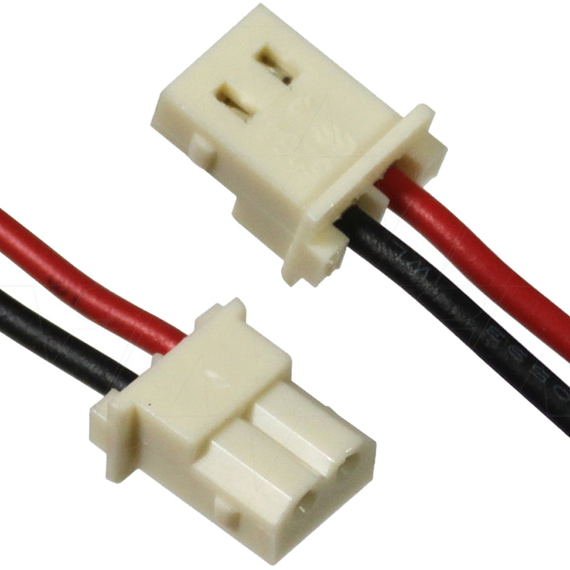 Molex Type 50-37-5023 (formerly 5264-2), Leads RED & BLACK=100mm