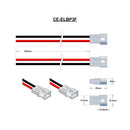 Female Molex Type 03-09-2022 (formerly 1545-P-H9322), Leads RED=500mm P1, BLACK=500mm.