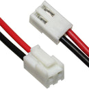 JST Type VHR-2N Male 2-PIN, Leads RED & BLACK=500mm AWG20.