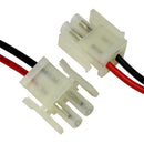 AMP Type 480698 (350777-2P) Male, Leads RED & BLACK=500mm.