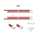 JMT Type JP2418-3, Leads 2xRED=90mm BLACK=105mm STRIP & TIN.