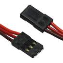 JR-Hitech Male Connector C-W Leads 300mm STRIP & TIN.