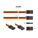 JR-Hitech Male Connector C-W Leads 300mm STRIP & TIN.