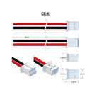 JST Type PHR2, Leads RED & BLACK=70mm STRIP & TIN.