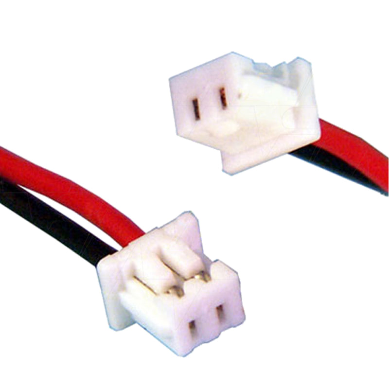 Molex Type 51021-0200, Leads BLACK=125mm RED=125mm AWG28 Blunt Cut.