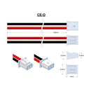 Molex Type 51021-0200, Leads BLACK=125mm RED=125mm AWG28 Blunt Cut.