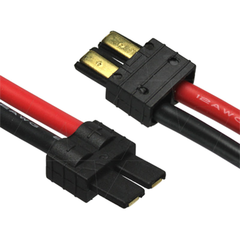 Traxxas type Male Connector with leads - 170mm 12AWG.