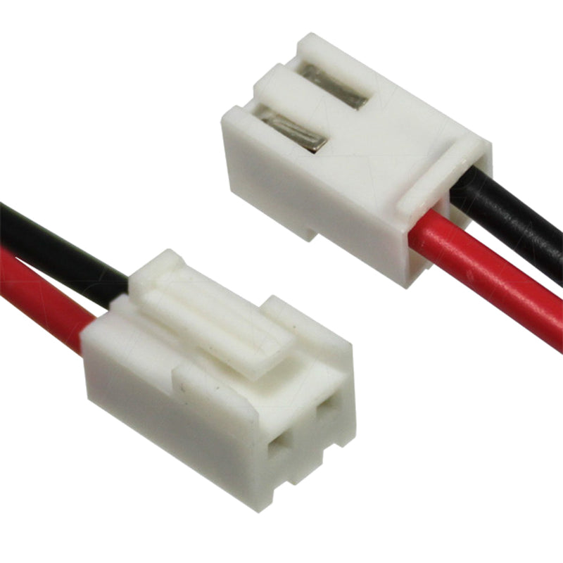 JST VHR-2N Male 2-PIN AWG20 with 500mm Red and Black leads