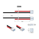 JST Type EHR-2, 24AWG Leads, B=140mm, R=70mm