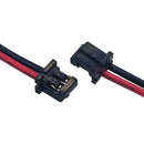 Hirose DF3-2S-2C, 24 awg, B-R=260mm,Strip & Tin 0.6mm, Pin 1 Red