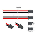 Hirose DF3-2S-2C, 24 awg, B-R=260mm,Strip & Tin 0.6mm, Pin 1 Red