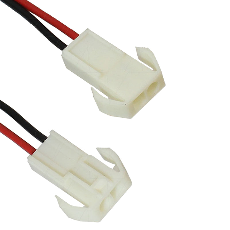 JST Type ELR-02V, 18AWG Leads, B-R=305mm, Cut