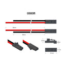 Molex Type 50-57-9402, 22AWG, BL=300mm, R=350mm,0.6mm Strip. Reverse polarity to CE023A