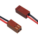 Molex Type 22-01-2027 (formerly 2695-02R, 5051-2, 6471-2), 22AWG, B&R 100mm, Strip & Tin 5mm