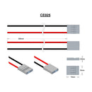 Dupon Type 2.54-4P, 24AWG, B-R=300mm, Strip and tin
