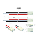 Molex Type 03-06-1032,20AWG, B=150mm, R=110mm, W=190mm, 0.6mm Strip & Tin.