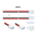 Molex Type 22-01-2031,22AWG 300mm,(Pos.1) Red , (Pos.2) Black