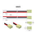 Molex Type 22-01-3037, 22AWG, White 305mm, Black 240mm, Red 305mm.