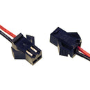 JST Type SMP-02V-BC 24AWG Red & Black 400mm Blunt Cut