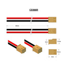 JAE IL-G-2S-S3C2 Male connector with 300mm 22AWG lead
