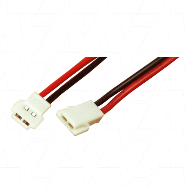 Molex Type 51005-0200. 24AWG Black&Red leads 150mm.
