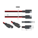 Quick Disconnect Constar SAE Trail Harness 2 PIN 290mm leads. Maximum current capability is 3A.