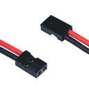 Connector Assembly Misc 500-2P 24AWG Black 125mm & Red 80mm Strip and tin 5mm